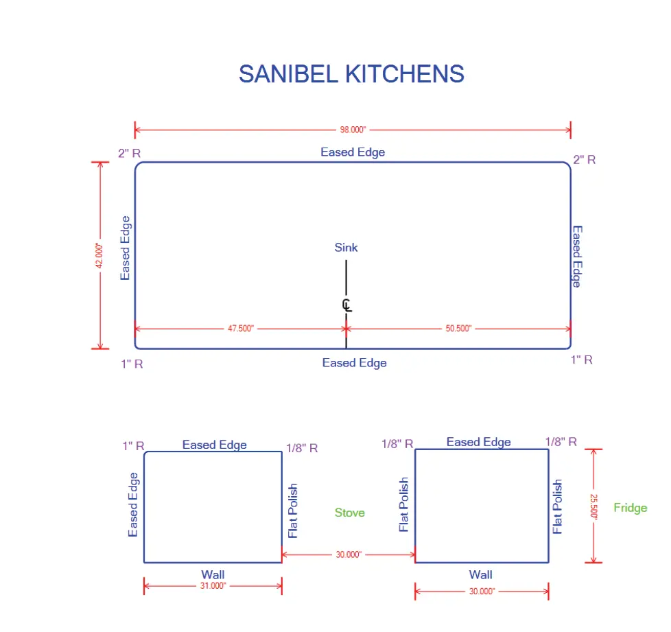 Quartz slabs and countertops in US