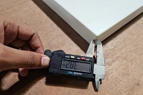 Verification of corner radius