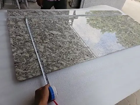 Checking countertop dimensions against CAD prints