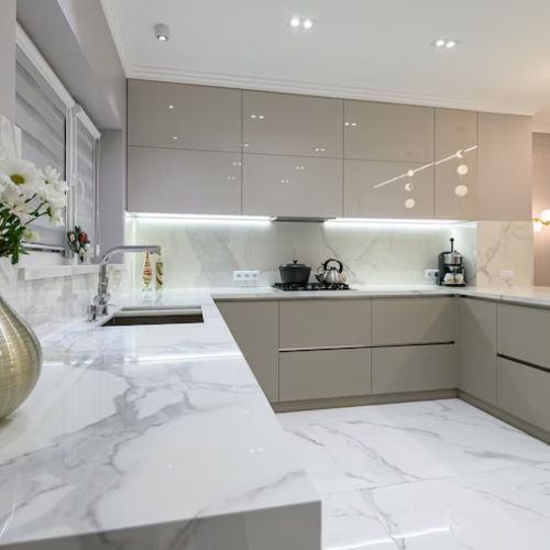 Porcelain slab panels wall cladding heat proof stain resistant contemporary design