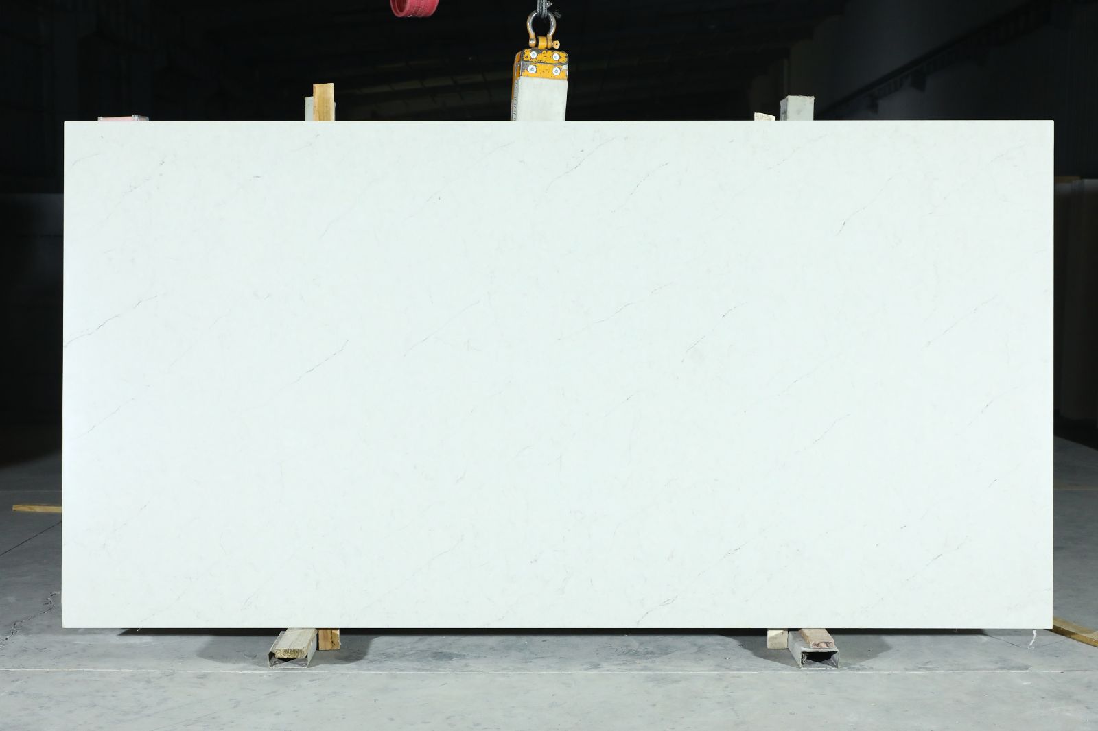 White quartz slabs non porous engineered stone modern kitchen surfaces USA market