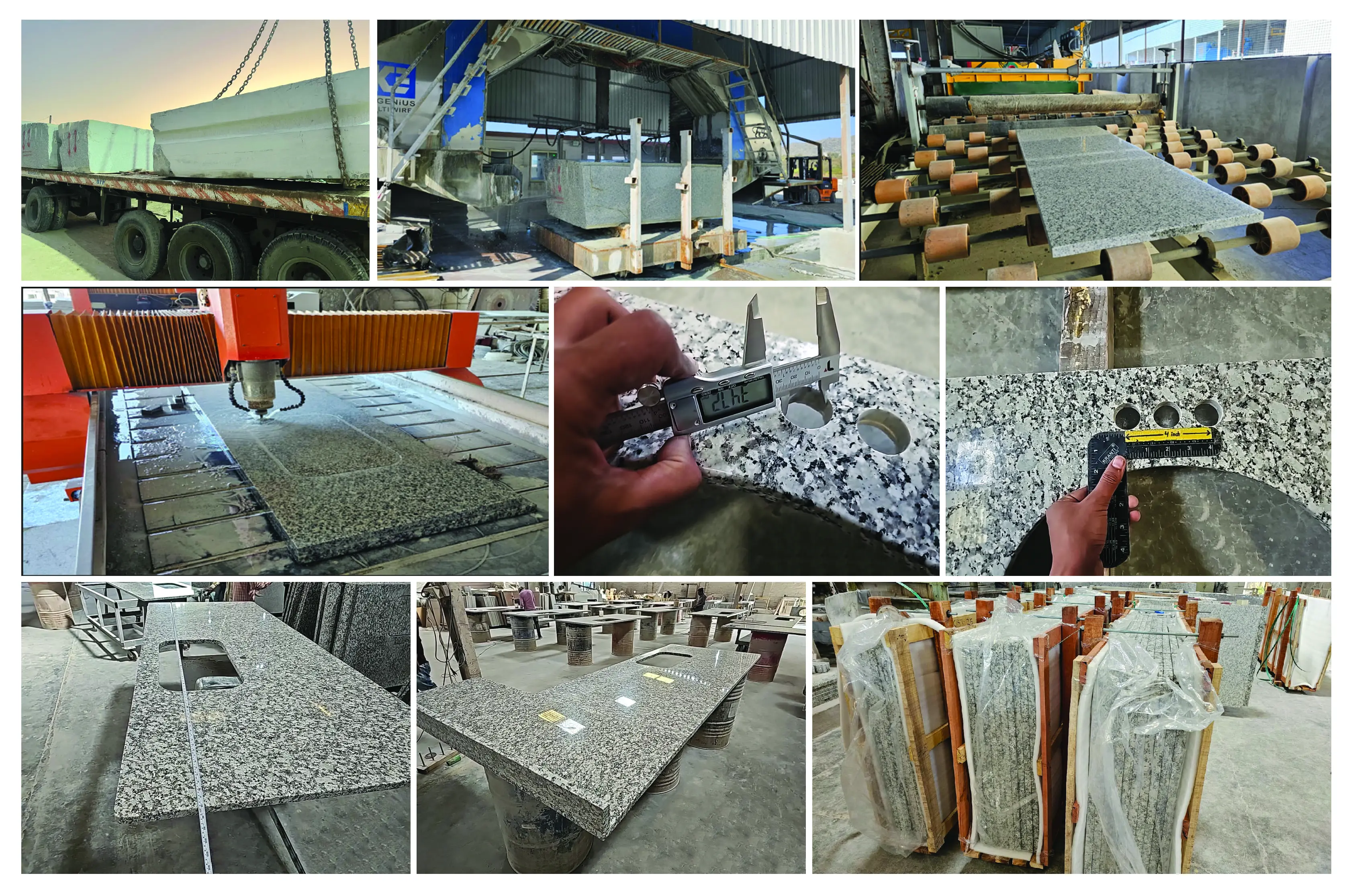 Quartz slabs and countertops in US