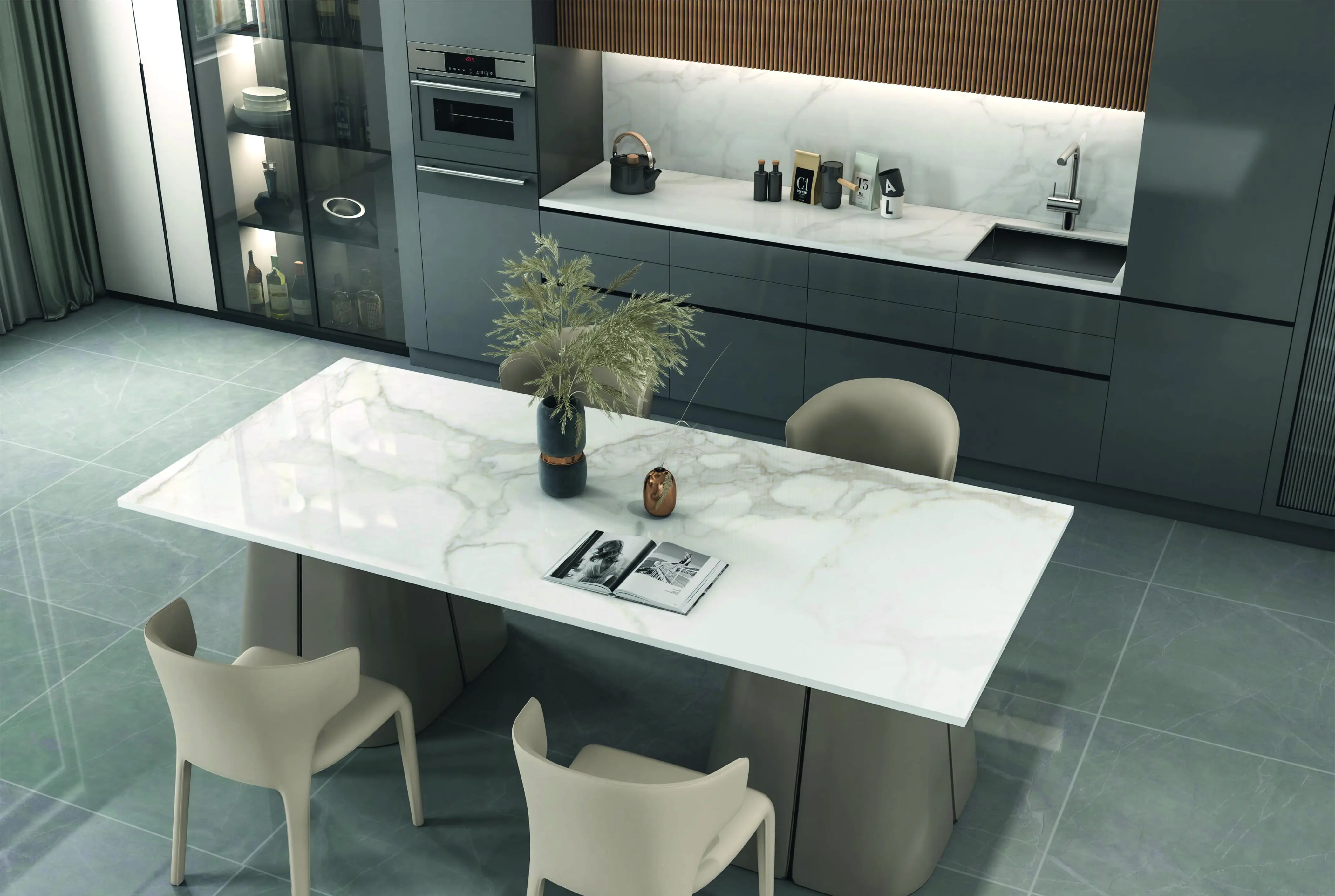 Quartz slabs and countertops in US